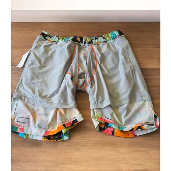 SAXX ( LG - Men ) OH BUOY 2N1 "Ballpark Pouch"  Built In Underwear Swim Casual - Picture 4 of 6